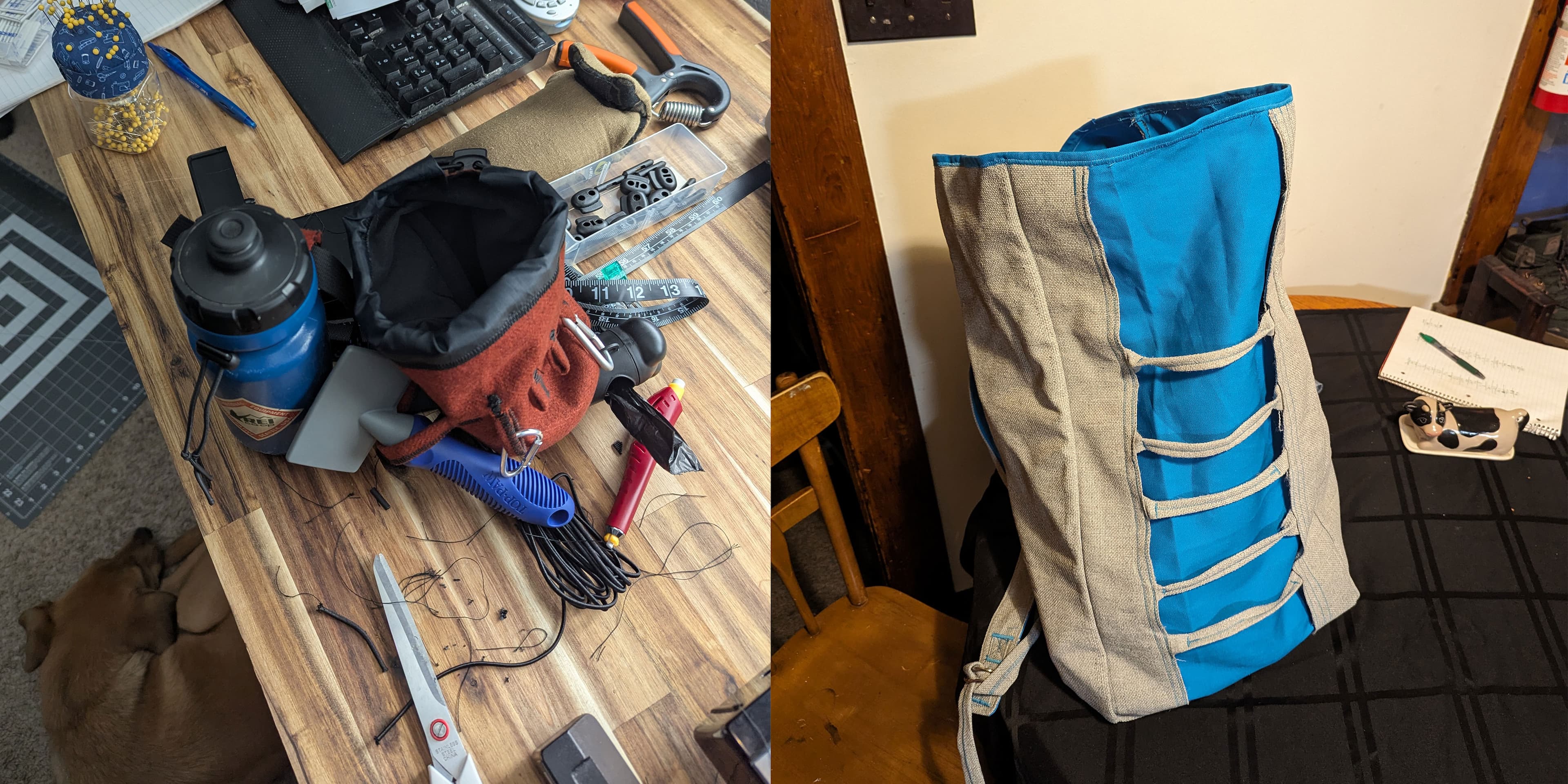 Dog bag and Climbing Volume Backpack